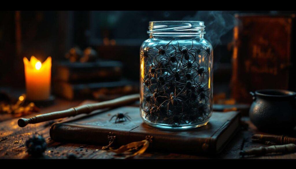 Tuto : bocal d'Araignées Harry Potter