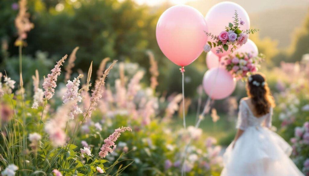Tuto : créez des ballons fleuris pour votre mariage