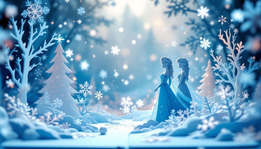 Tuto : invitation Pop-up Reine des Neiges pour Anniversaire