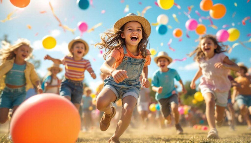 Organisation de jeux d'équipe pour anniversaire