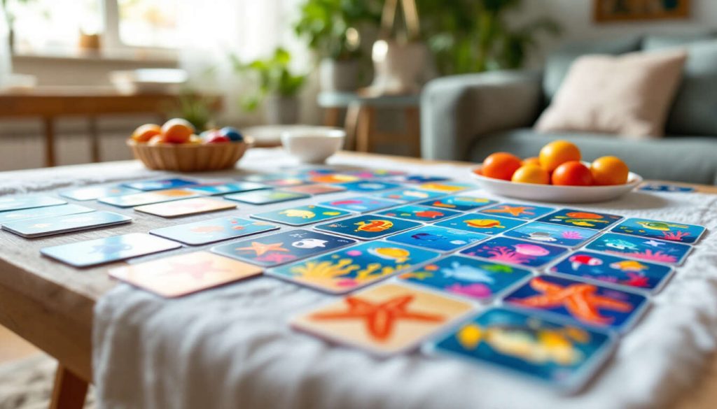 Jeu Memory Océan : animation Anniversaire Enfant