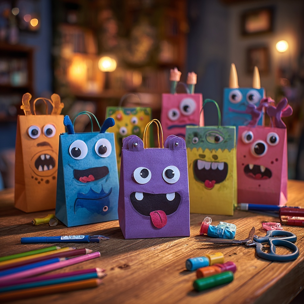 Fabriquer une pochette monstre pour Halloween ou un anniversaire