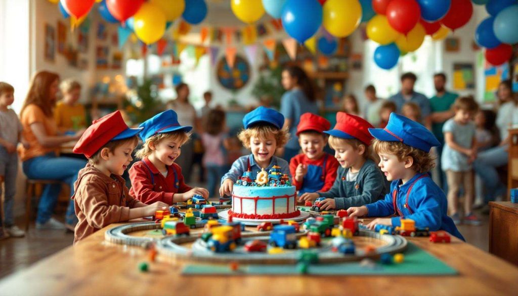 Idées d'activités pour un anniversaire sur le thème du train