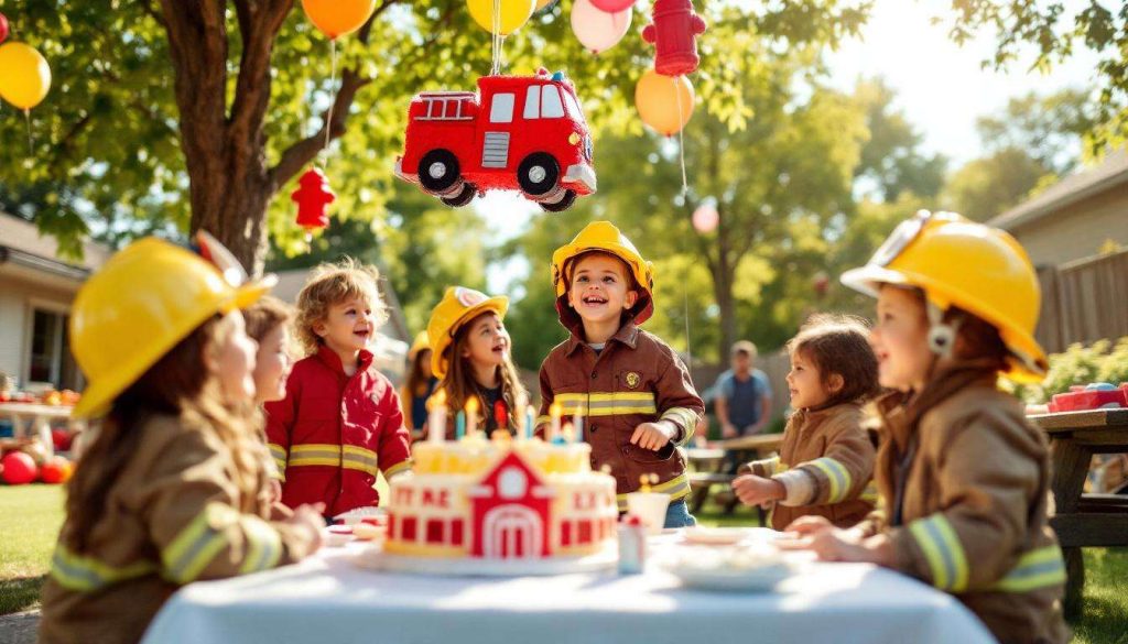 Activités manuelles et animations pour un anniversaire pompier