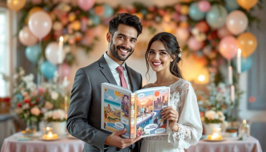 La BD pour les mariés : une idée originale pour votre mariage