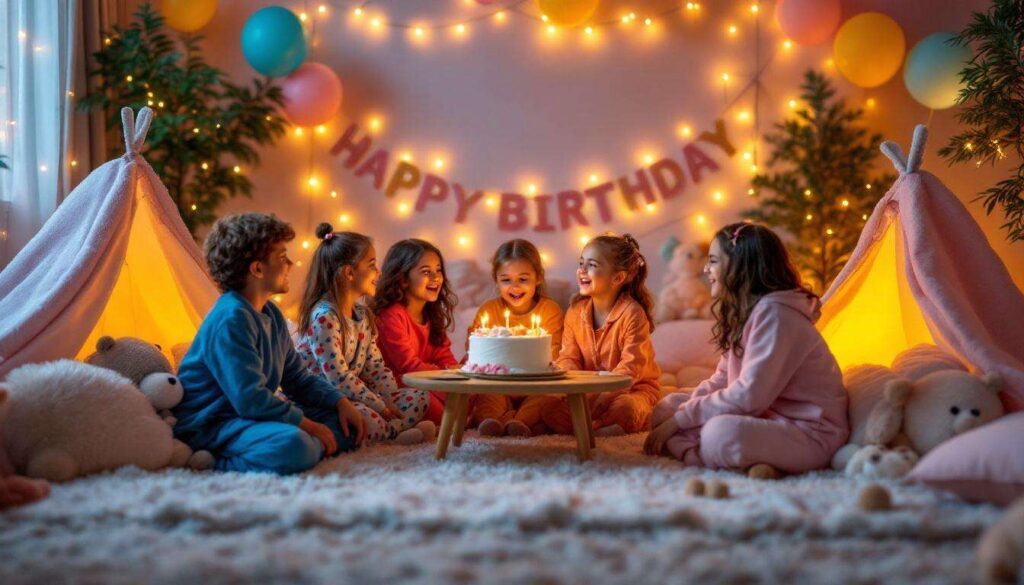 Idées de thèmes pour une soirée pyjama d'anniversaire enfant