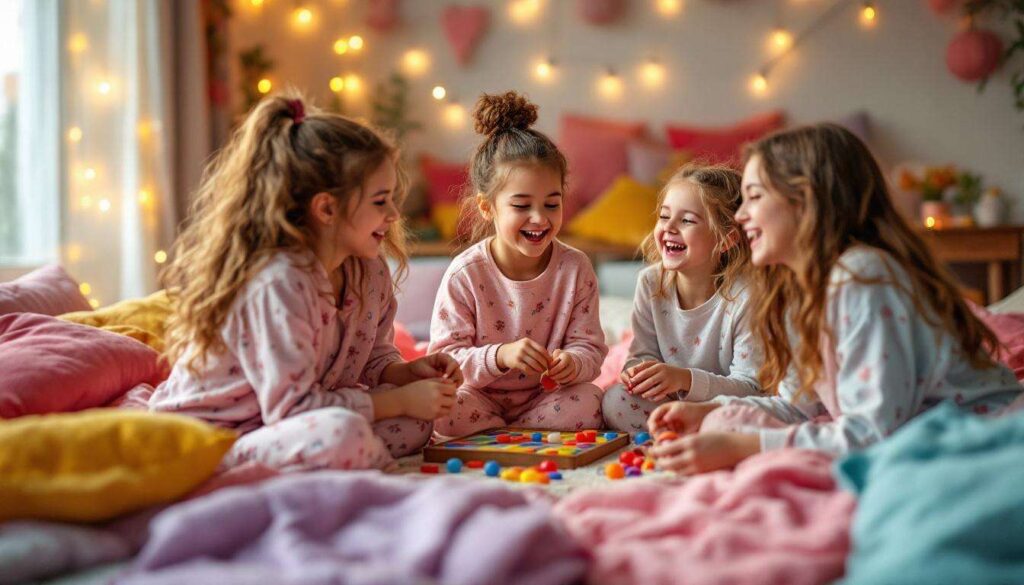 Idées de jeux pour soirée pyjama filles 10 ans