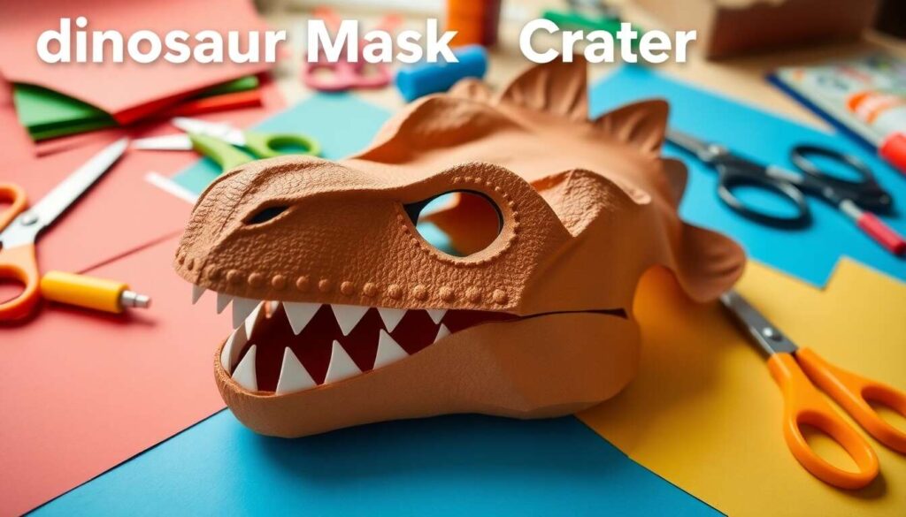 Tuto : fabriquer un Masque Dinosaure pour Anniversaire