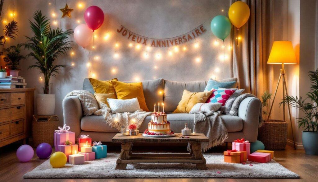 Comment fêter son anniversaire chez soi ?