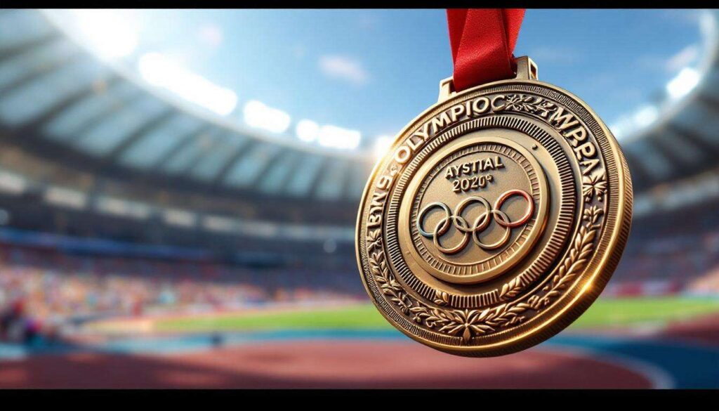Créez votre médaille de champion pour une olympiade sportive