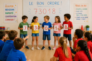 Le bon ordre : un jeu rapide et amusant pour apprendre les chiffres en s’amusant